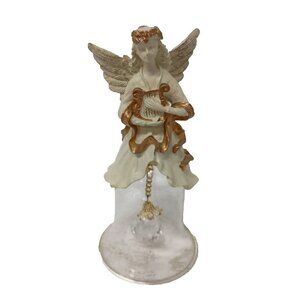 Vintage House of LLoyd Christmas Around The World Faceted Crystal Angel Bell